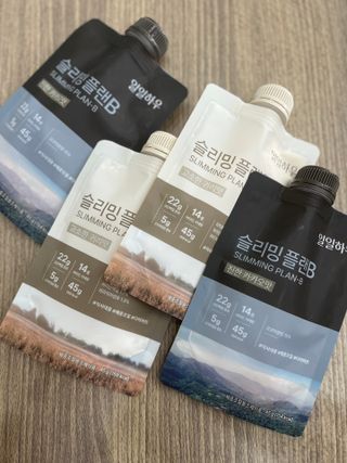일일하우 슬리밍 플랜B 고소한 귀리맛, 진한 카카오맛 (체중조절식) — 4점을 준 리뷰어가 2023년 7월 올린 사용 사진
