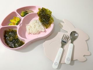 유비맘 스푼포크 케이스 세트 1+1 _컬러랜덤 발송 — 5점을 준 리뷰어가 2021년 1월 올린 사용 사진