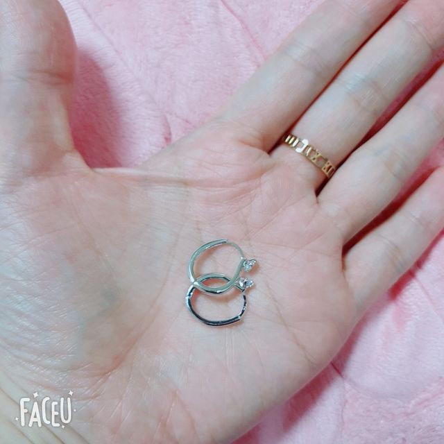 [골드앤디어] 지금 가장 핫한 신상, 빠르게 만나보세요 | 14K 사각 큐빅 라운드 원터치_3color 중 택 1 | 리뷰 사진