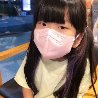 애니가드키즈 라이트 소형 5컬러 각 10매입 [크리미베이지, 코튼핑크, 블루레이크, 페일로즈, 민트그린] — 5점을 준 리뷰어가 2022년 6월 올린 사용 사진