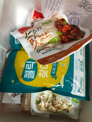 굽네몰 [굽네] 소스가 맛있는 닭가슴살 한입 볼 2종 8팩 — 5점을 준 리뷰어가 2021년 3월 올린 사용 사진