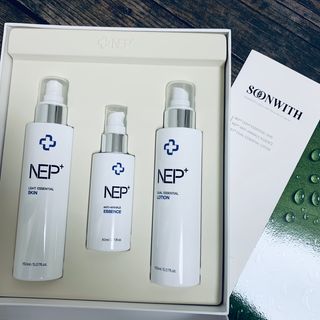 SOONWITH 순위드 NEP+ 스킨케어 3종 세트 — 2.5점을 준 리뷰어가 2021년 3월 올린 사용 사진