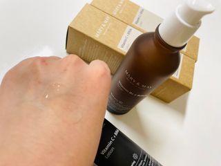 마리엔메이 비타민C 비피다 로션 + 비타민 B5 비피타 토너 — 5점을 준 리뷰어가 2021년 9월 올린 사용 사진