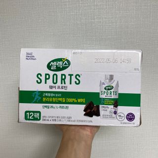 셀렉스스포츠 셀렉스 스포츠 드링크 초콜릿 _ 330ml x 12팩 — 5점을 준 리뷰어가 2021년 12월 올린 사용 사진