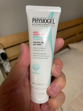 피지오겔 레드수딩 시카밸런스 크림 50ml — 5점을 준 리뷰어가 2022년 4월 올린 사용 사진