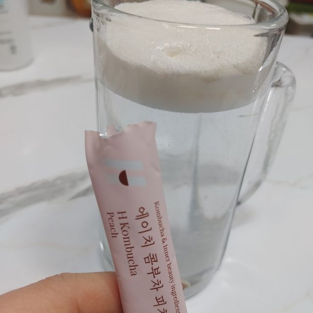 에이치 콤부차 리뷰 사진