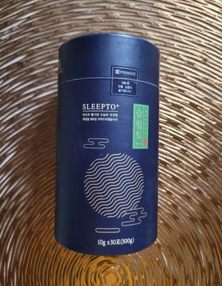 프리마인 자체 기업부설 연구소에서 찾아낸 건강한 수면의 비밀.  슬립토 플러스 30포 — 5점을 준 리뷰어가 2021년 10월 올린 사용 사진