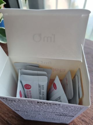 [음료수 대신 가능!]  빠르게 흡수되는 아임오 타먹는 콜라겐 1박스 — 4점을 준 리뷰어가 2023년 3월 올린 사용 사진