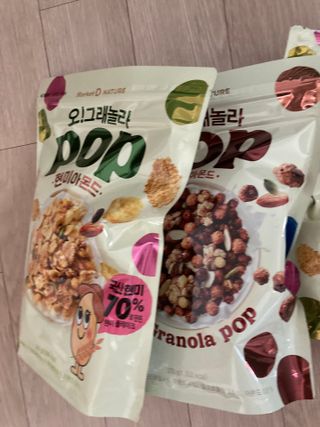 오!그래놀라팝 현미아몬드 — 5점을 준 리뷰어가 2022년 4월 올린 사용 사진