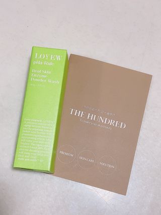 소담스퀘어 상암 [아멍코스메틱] 러뷰 리얼스킨 파룰 효소 파우더 워시 — 4점을 준 리뷰어가 2022년 11월 올린 사용 사진