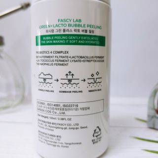 파시랩 그린 플러스 락토 버블 필링 — 5점을 준 리뷰어가 2021년 5월 올린 사용 사진