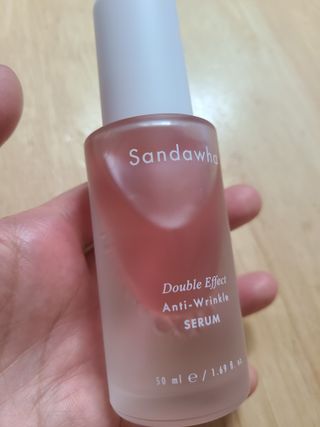 산다화 더블 이펙트 안티 링클 세럼 50ml — 4.5점을 준 리뷰어가 2022년 9월 올린 사용 사진