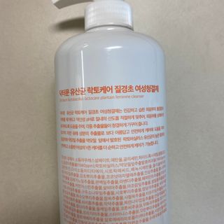 프리[닥터문] 유산균 락토케어 질경초 여성청결제 1000ml (젤타입) — 5점을 준 리뷰어가 2022년 7월 올린 사용 사진