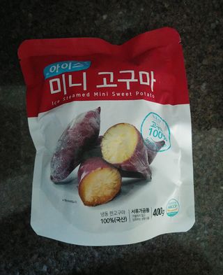 해뜨온 간편고소 아이스 미니고구마 400g x4개 — 4.5점을 준 리뷰어가 2021년 11월 올린 사용 사진