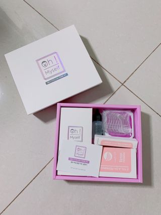 피비에스코리아 [오마이셀프] 셀프 속눈썹펌 키트 뷰러펌 파마 세트 — 5점을 준 리뷰어가 2021년 11월 올린 사용 사진