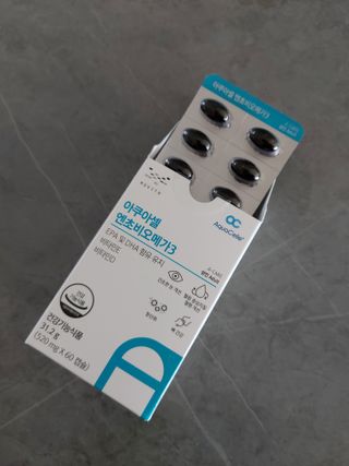 메디포스트 모비타 아쿠아셀 엔초비오메가3 60캡슐 — 5점을 준 리뷰어가 2023년 2월 올린 사용 사진