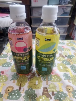 더그레잇티 콤부차 [매일유업] 더그레잇티 44kcal 콤부차 300ml *12개입 (오리지널 6개+베리리치 6개) — 5점을 준 리뷰어가 2023년 7월 올린 사용 사진