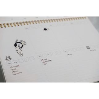 리훈 곰부 체크리스트+ 곰부 리무버블스티커 1장 — 5점을 준 리뷰어가 2021년 5월 올린 사용 사진