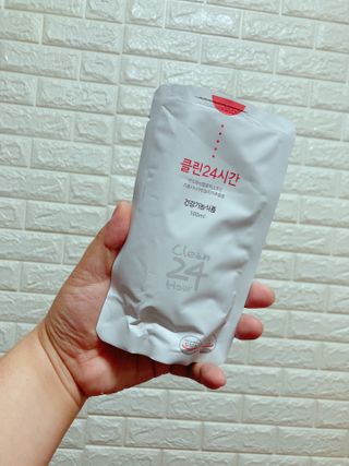 클린24시간 1BOX(5포) + 전용보틀(500ml) — 5점을 준 리뷰어가 2022년 7월 올린 사용 사진