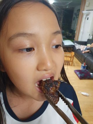 한성기업 명란한 떡갈비 — 5점을 준 리뷰어가 2021년 9월 올린 사용 사진