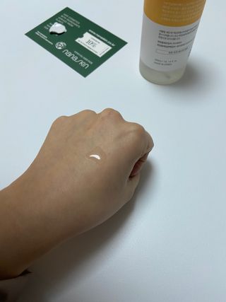 나나스킨 캐모마일아쿠아수딩토너 — 4점을 준 리뷰어가 2021년 3월 올린 사용 사진
