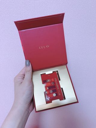 프리마인 귀족의 콜라겐, 92배 흡수율. 럭셔리 프리미엄 셀라브 콜라겐필름 30매 — 3.5점을 준 리뷰어가 2021년 11월 올린 사용 사진