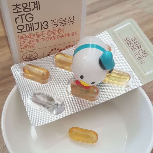[혈행건강&뼈건강] 초임계 rTG 오메가3 장용성 30캡슐 리뷰 사진