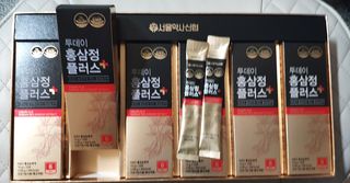 서울약사신협_투데이홍삼정플러스스틱_10g x 60포 — 5점을 준 리뷰어가 2021년 7월 올린 사용 사진