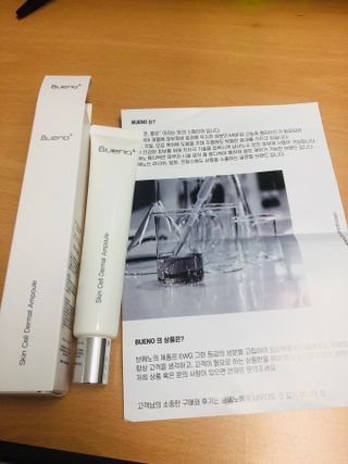 브에노 스킨셀 더마 앰플 — 5점을 준 리뷰어가 2021년 7월 올린 사용 사진