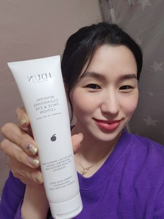 이든미네랄 비건 클렌징 로션 — 5점을 준 리뷰어가 2022년 4월 올린 사용 사진