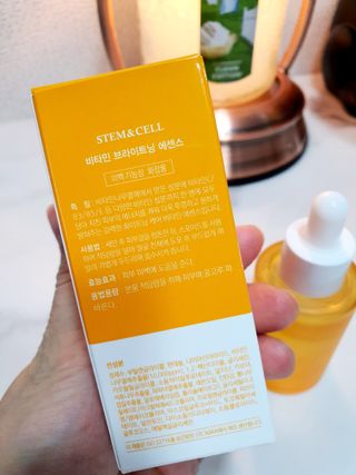 체르엠 스템앤셀 비타민 브라이트닝 에센스 30ml 1개 — 5점을 준 리뷰어가 2022년 3월 올린 사용 사진