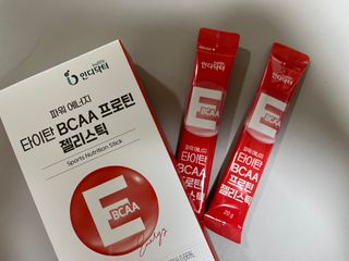 [인디닥터] 타이탄 BCAA 프로틴 젤리스틱 — 4.5점을 준 리뷰어가 2022년 5월 올린 사용 사진
