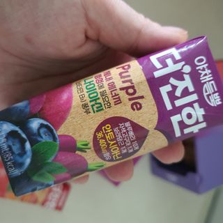[롯데칠성] 야채듬뿍 더'진한 [롯데칠성] 야채는 이제 COLORFULL! 야채듬뿍  더 진한 레드 4개 +퍼플 4개 (총 8개) — 5점을 준 리뷰어가 2023년 6월 올린 사용 사진