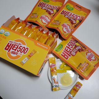 광동생활건강 [광동] 비타500데일리스틱 70포+쇼핑백+구미3개 — 5점을 준 리뷰어가 2021년 12월 올린 사용 사진