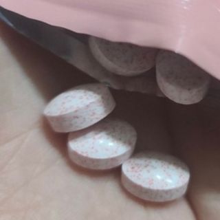 입 냄새 완화에 도움을 주는 에티켓 캔디 복숭아맛 앳캔디 — 5점을 준 리뷰어가 2020년 12월 올린 사용 사진