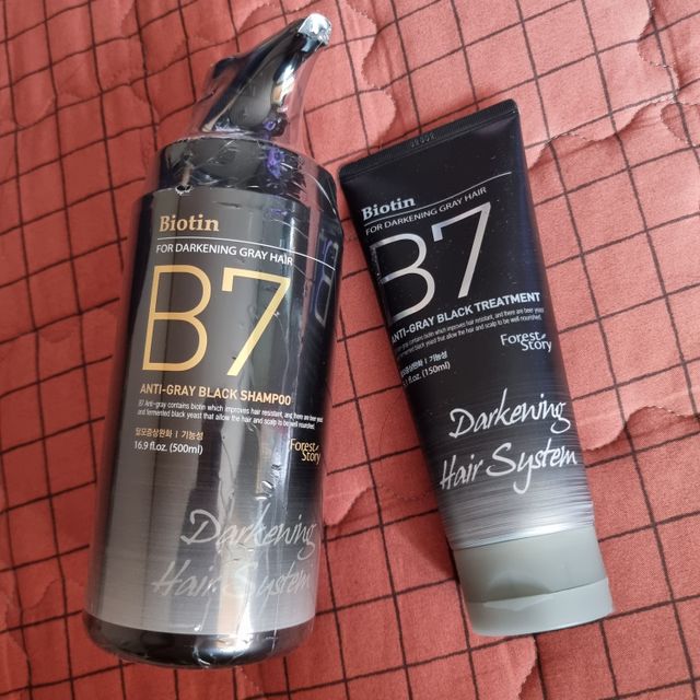 [포레스트스토리] B7 안티그레이 블랙 샴푸&트리트먼트 리뷰 사진