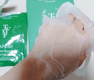 타포미 시카 탐 시트 마스크 27ml — 5점을 준 리뷰어가 2023년 1월 올린 사용 사진
