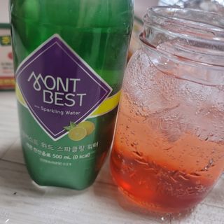 몽베스트 Montbest with Sparkling water Lemon OR Lime 20병(랜덤) — 4점을 준 리뷰어가 2023년 1월 올린 사용 사진
