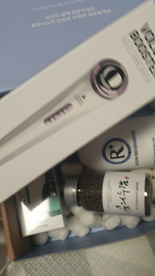 루토닉스 믿쓰박스 볼륨부스터 두피 홈케어 솔루션 — 5점을 준 리뷰어가 2021년 12월 올린 사용 사진