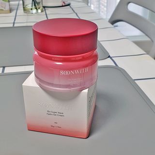SOONWITH 바이오 수퍼 아쿠아 하이드로 젤 크림 — 5점을 준 리뷰어가 2021년 3월 올린 사용 사진