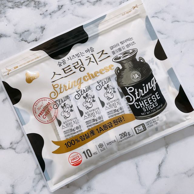 숲골 임실 치즈마을 스트링 치즈 200g 리뷰 사진
