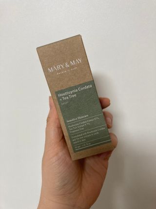 마리엔메이 센서티브 수딩 젤 크림 + 어성초 티트리 추출물 세럼 + 어성초 티트리 모공 클렌징 폼 — 5점을 준 리뷰어가 2021년 9월 올린 사용 사진