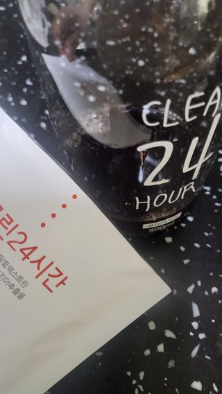 클린24시간 1BOX(5포) + 전용보틀(500ml) — 4.5점을 준 리뷰어가 2023년 2월 올린 사용 사진