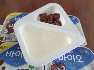 매일바이오 토핑요거트 — 5점을 준 리뷰어가 2021년 6월 올린 사용 사진