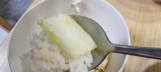 셰프애찬 단호박 백김치 1kg — 5점을 준 리뷰어가 2022년 10월 올린 사용 사진