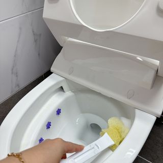 [3M] 스카치브라이트 크린스틱 향기톡톡 변기청소 핸들1 + 리필 16개 (라벤더/레몬 중 택1) — 5점을 준 리뷰어가 2024년 8월 올린 사용 사진