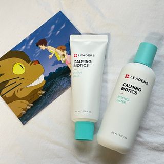 리더스코스메틱 리더스 카밍 바이오틱스 #1등 진정 기획세트 [에센스 워터150ml + 크림 마스크80ml] — 5점을 준 리뷰어가 2022년 9월 올린 사용 사진