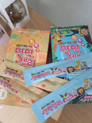 다나음 셀렌에 빠진 아연면역젤리 열대과일맛+사과맛 — 5점을 준 리뷰어가 2021년 2월 올린 사용 사진