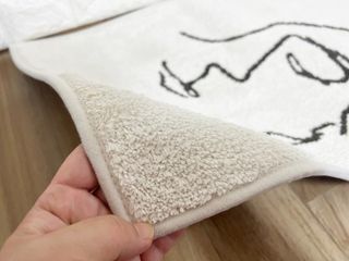 소소린 드로잉 디자인 발매트 현관 욕실 러그 — 5점을 준 리뷰어가 2021년 11월 올린 사용 사진