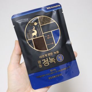 광동생활건강 [광동] 바르게 만든 녹용, 광동정녹청 30포. — 5점을 준 리뷰어가 2022년 1월 올린 사용 사진